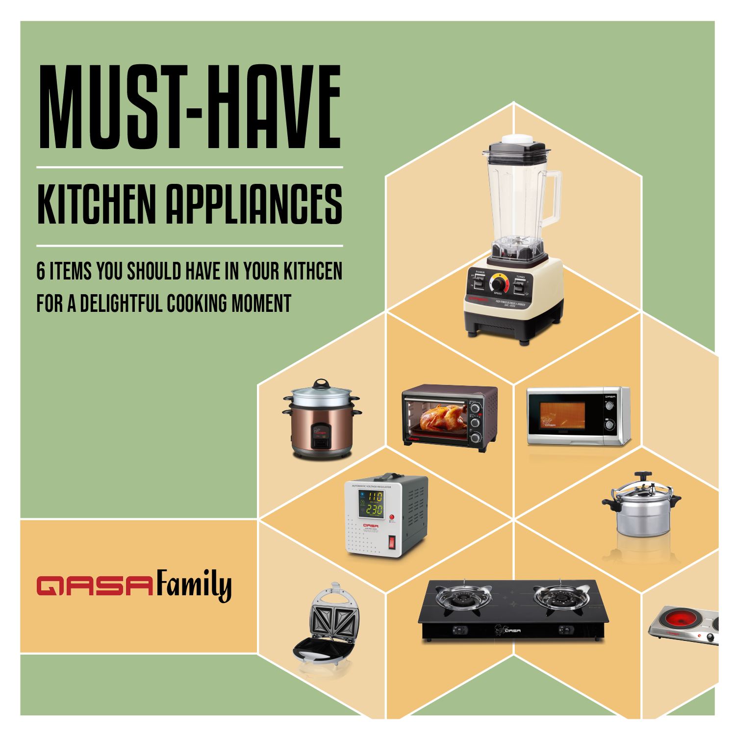 Must-Have Appliances in Your Kitchen – QASA Family